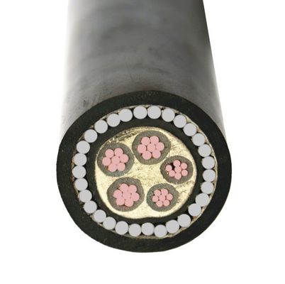 4+1 Core Low Carbon N2XRY Cable 0.6KV 1KV SWA Power Cable