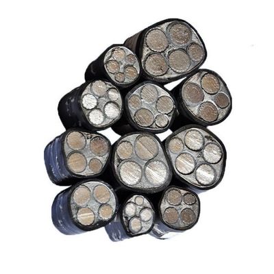 Aluminum 5 Core XLPE Insulated PVC Jacket Low Voltage Power Cable