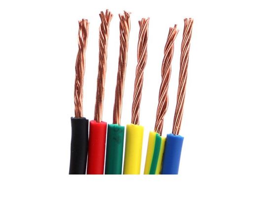 LV 2.5MM PVC Insulated Industrial Cables IEC60227 Stranded Copper Ground Wire