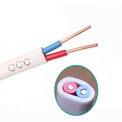 Low Voltage PVC Insulated Electric Wire BVVB Two Core Flat Cable