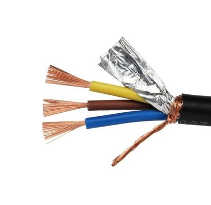 Copper Core Farrow RVVP Shielding Cables With Aluminum Foil