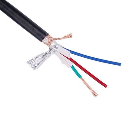 PVC Insulation RVVP Fireproof Shielded Control Cable Multi Strand Copper
