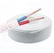 White Sheath BVVB PVC Insulated Copper Cable For Home Furnishings